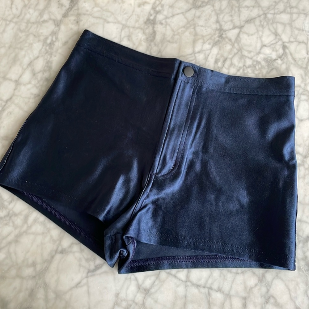 American Apparel hot pants / micro shorts (navy)